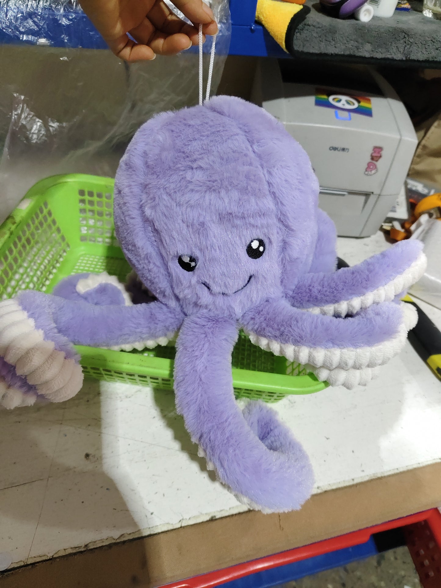 Lovely Simulation Octopus Pendant Plush Stuffed Toy Soft Animal Home Accessories Cute Doll Children Gifts